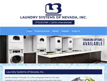 Tablet Screenshot of laundrysystemsofnevada.com